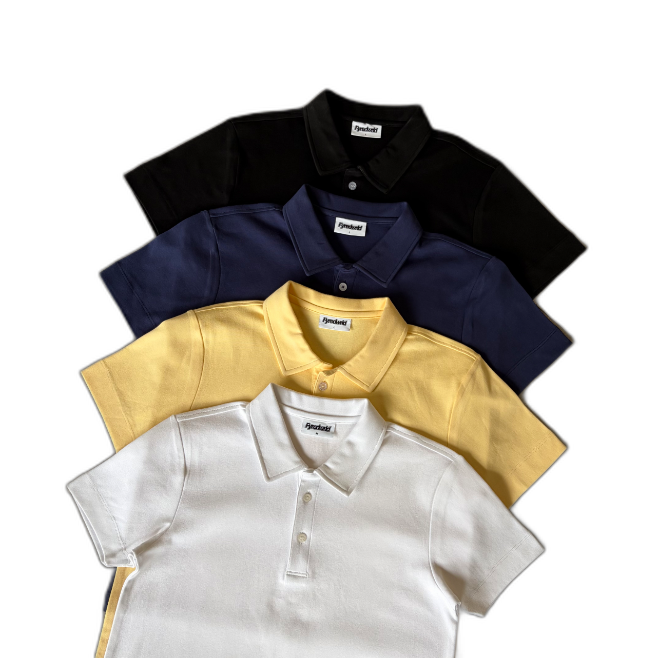 Fyredwrld versatile casual simple solid color “POLO shirt”