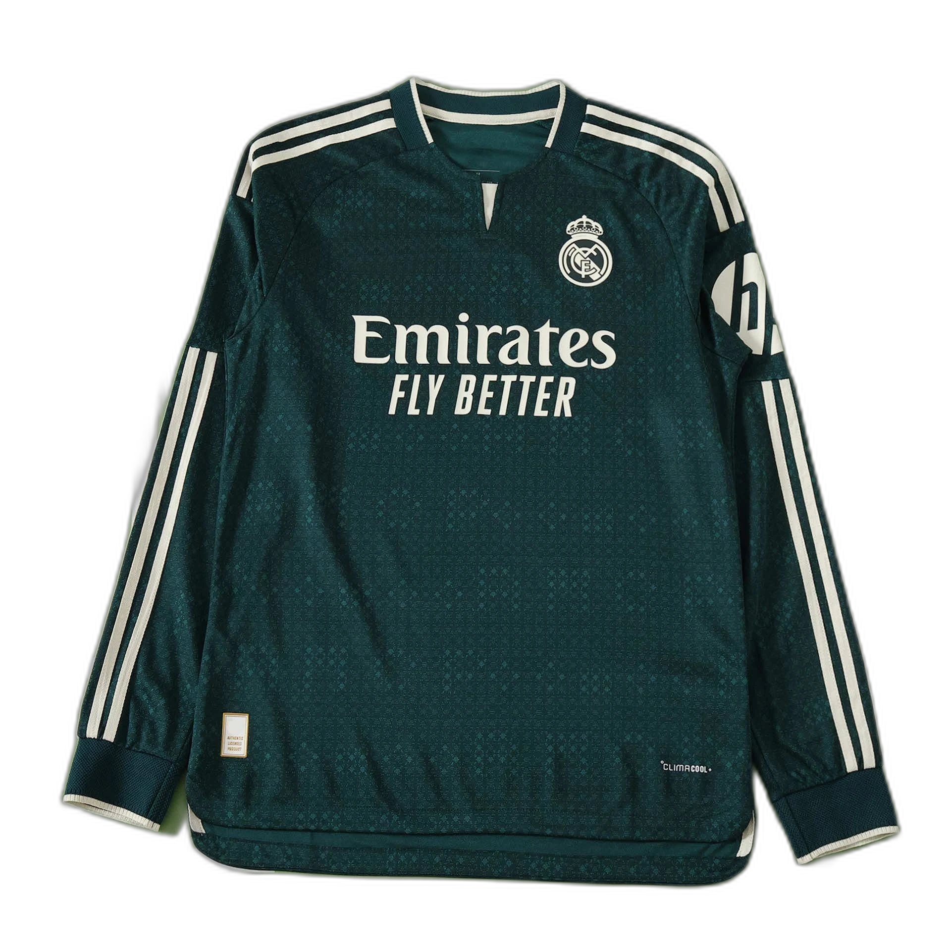 2627 Real Madrid Away Long Sleeve Player Edition