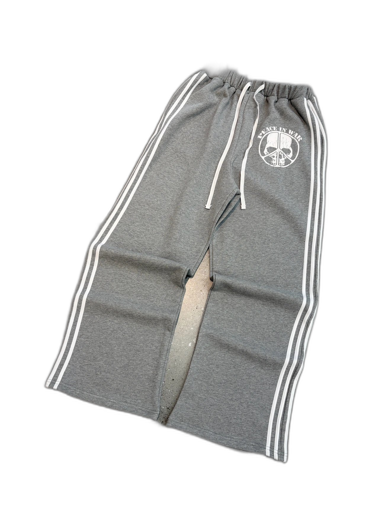grey skull sweatpants
