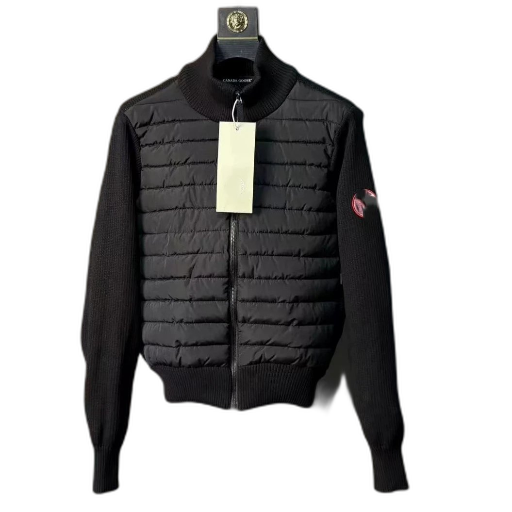 Daewo sweater men’s full zipper lightweight down knit jacket Canadian same lightweight jacket fashion