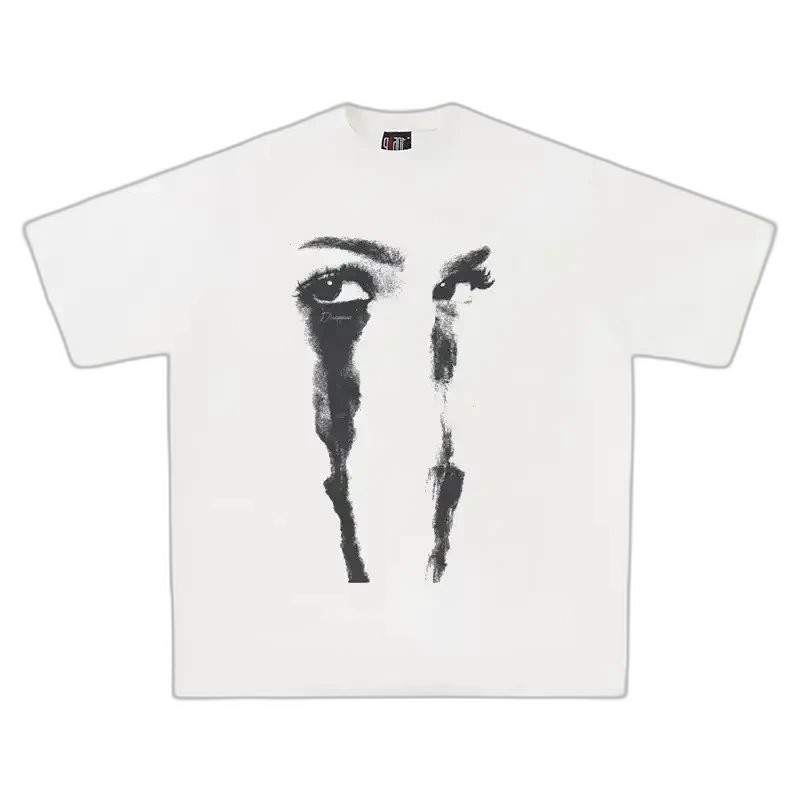 Amazon new hip hop street short sleeve summer creative bottom shirt cotton t-shirt