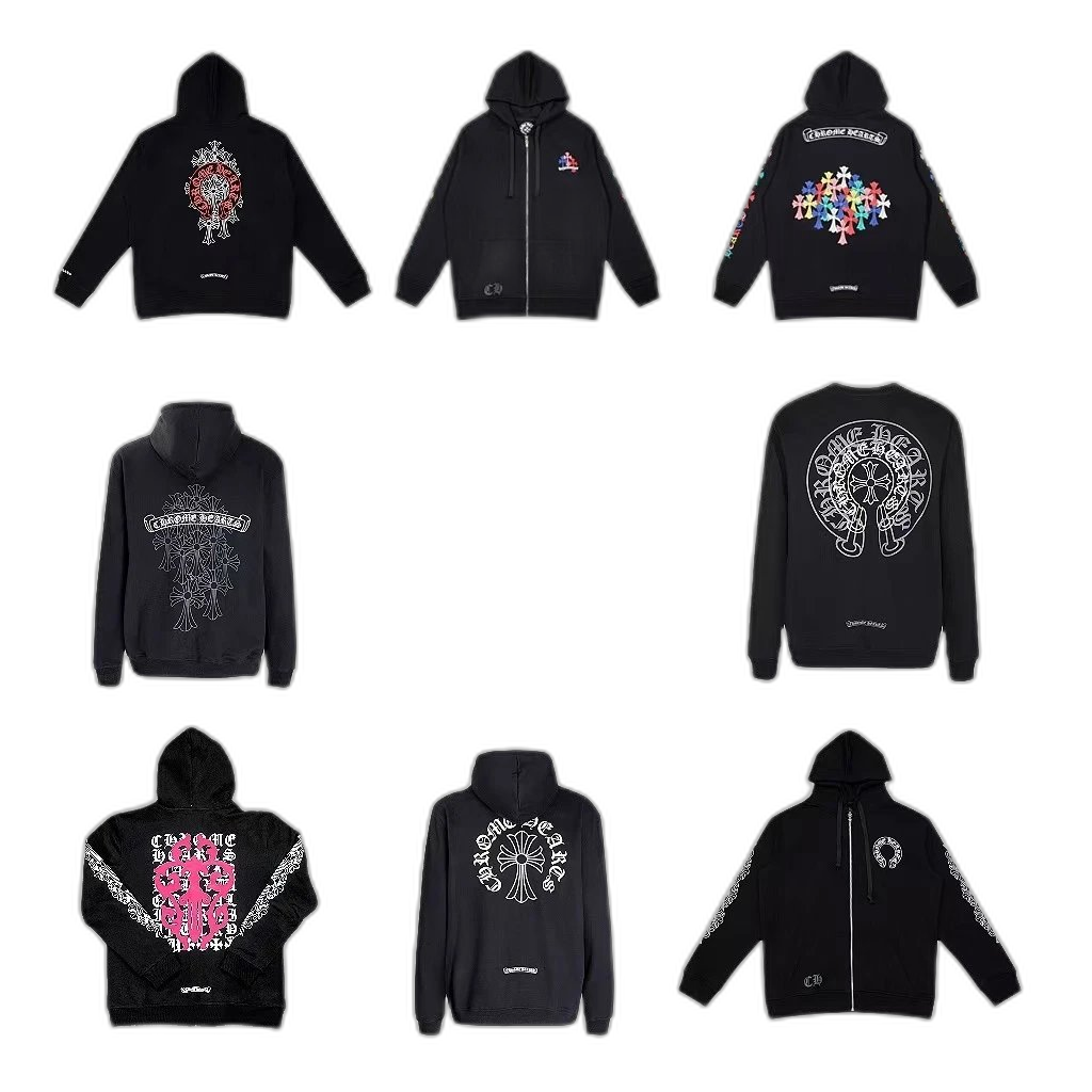 cross hooded zipper jacket – CY