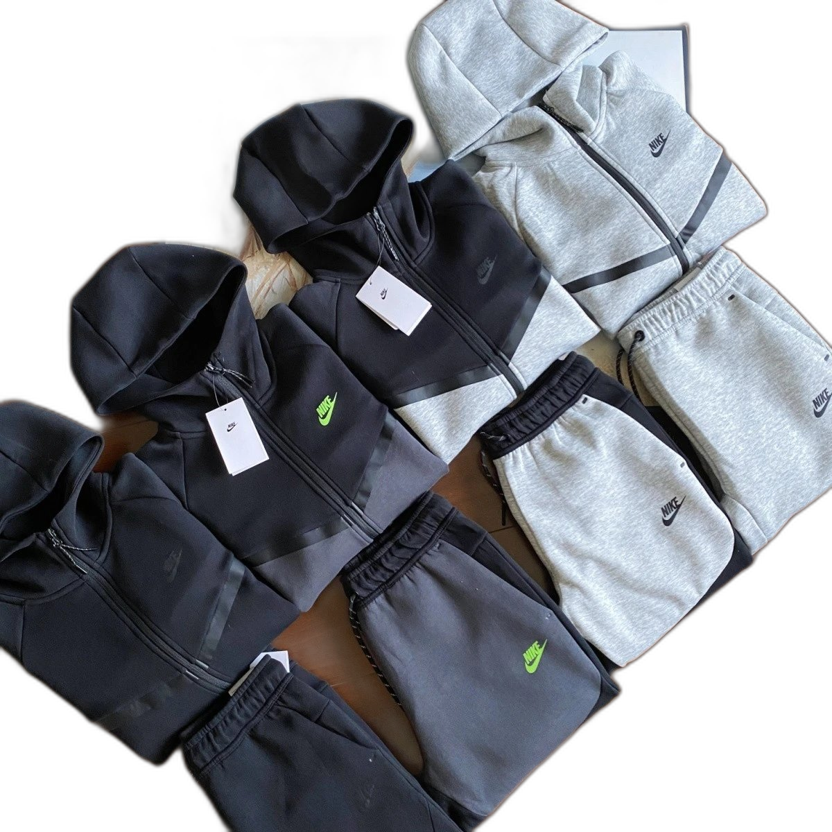 Tech Fleece Clothing high quality NK jacket spring and autumn casual sports knitted windbreaker hooded cardigan