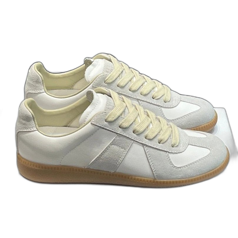 New Magillard training shoes men’s cowhide retro leather soft leather niche Forrest Gump training sneakers MM 6 trendy shoes