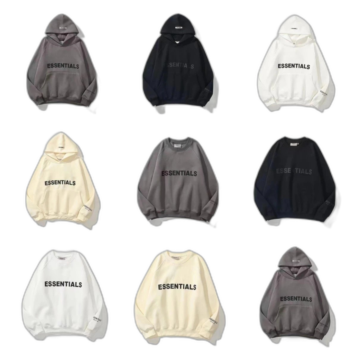 fashion round neck hooded sweater-FA