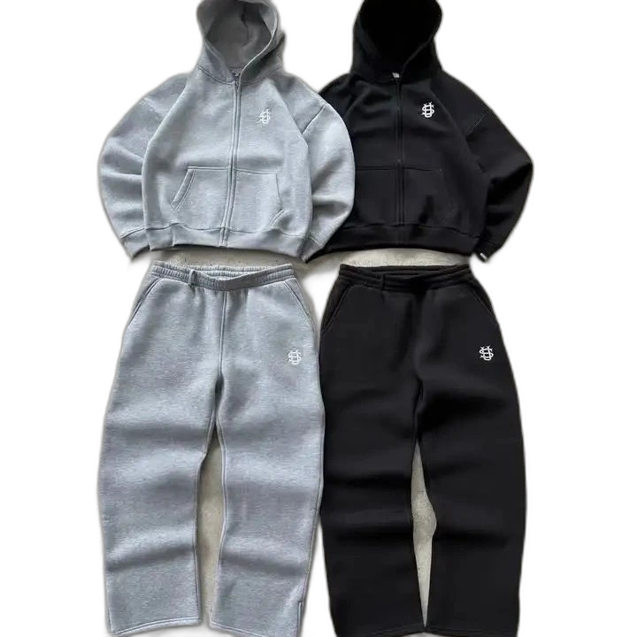New popular embroidery printing series casual wide leg pants