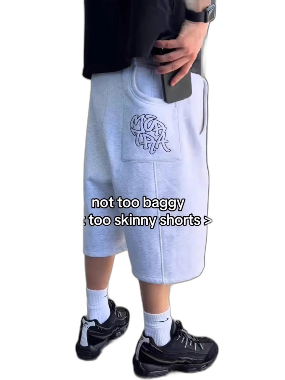 European and American foreign trade cross-border mertra embroidery letter shorts casual high street hip hop rap street wear shorts