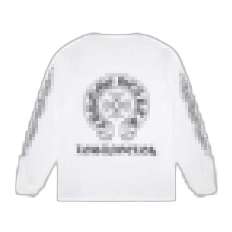 Three standard high quality cross-border trendy brand Crowe high quality long sleeve t-shirt round neck men’s and women’s loose and versatile ready wholesale