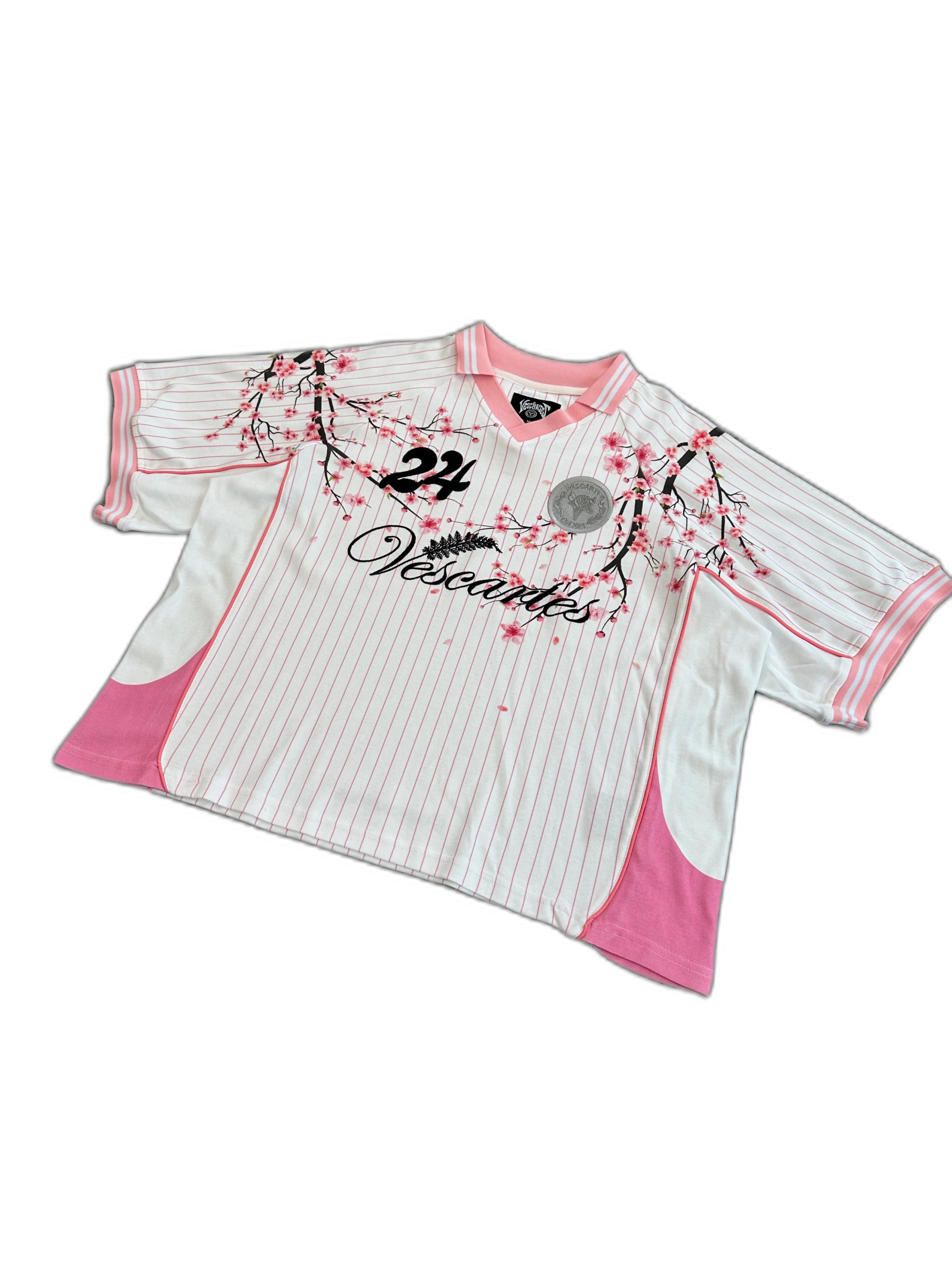 Japanese style cherry blossom jersey