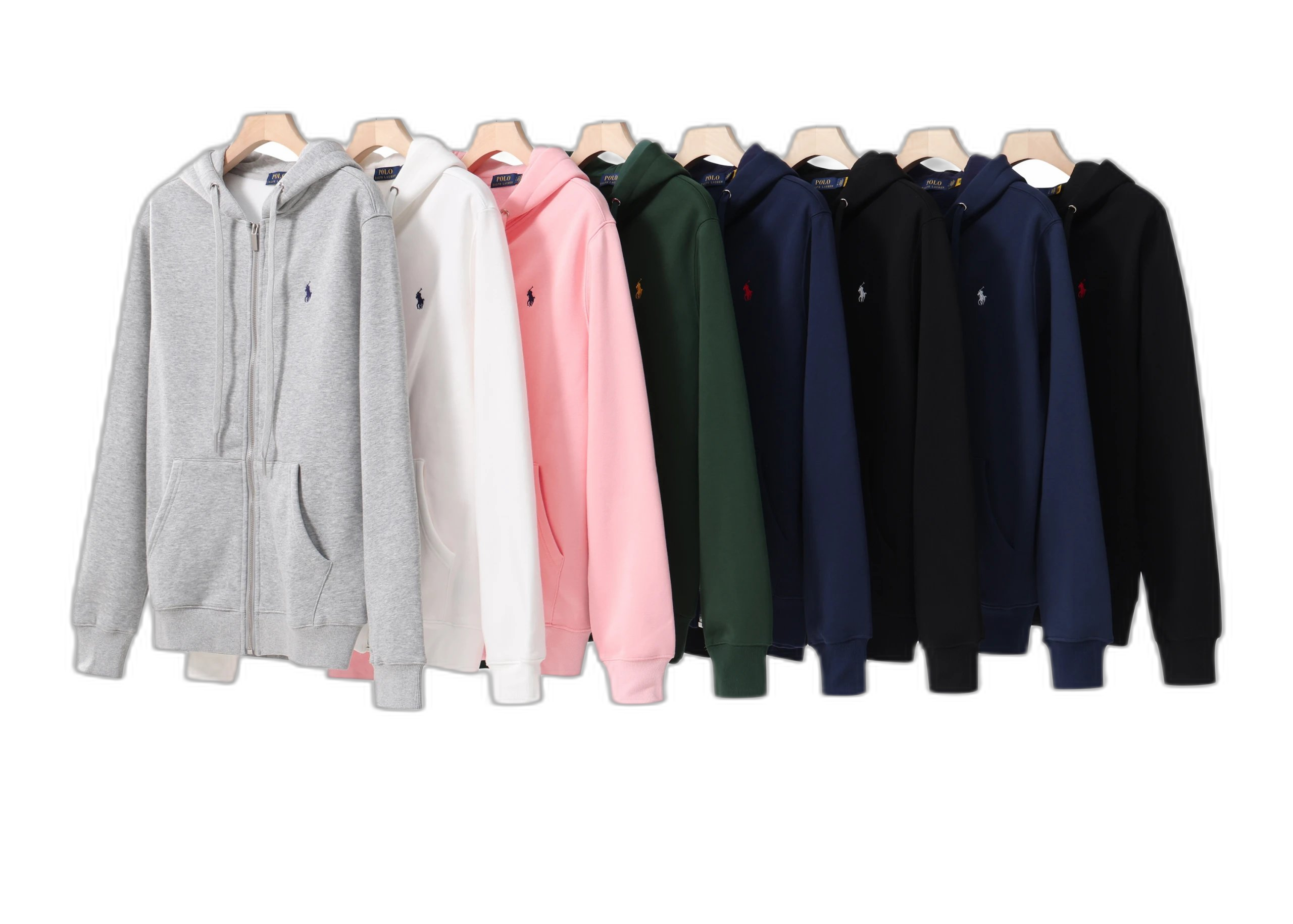 [DX19] Autumn/Winter New Fleece Hoodie Sweatshirt Embroidery Set