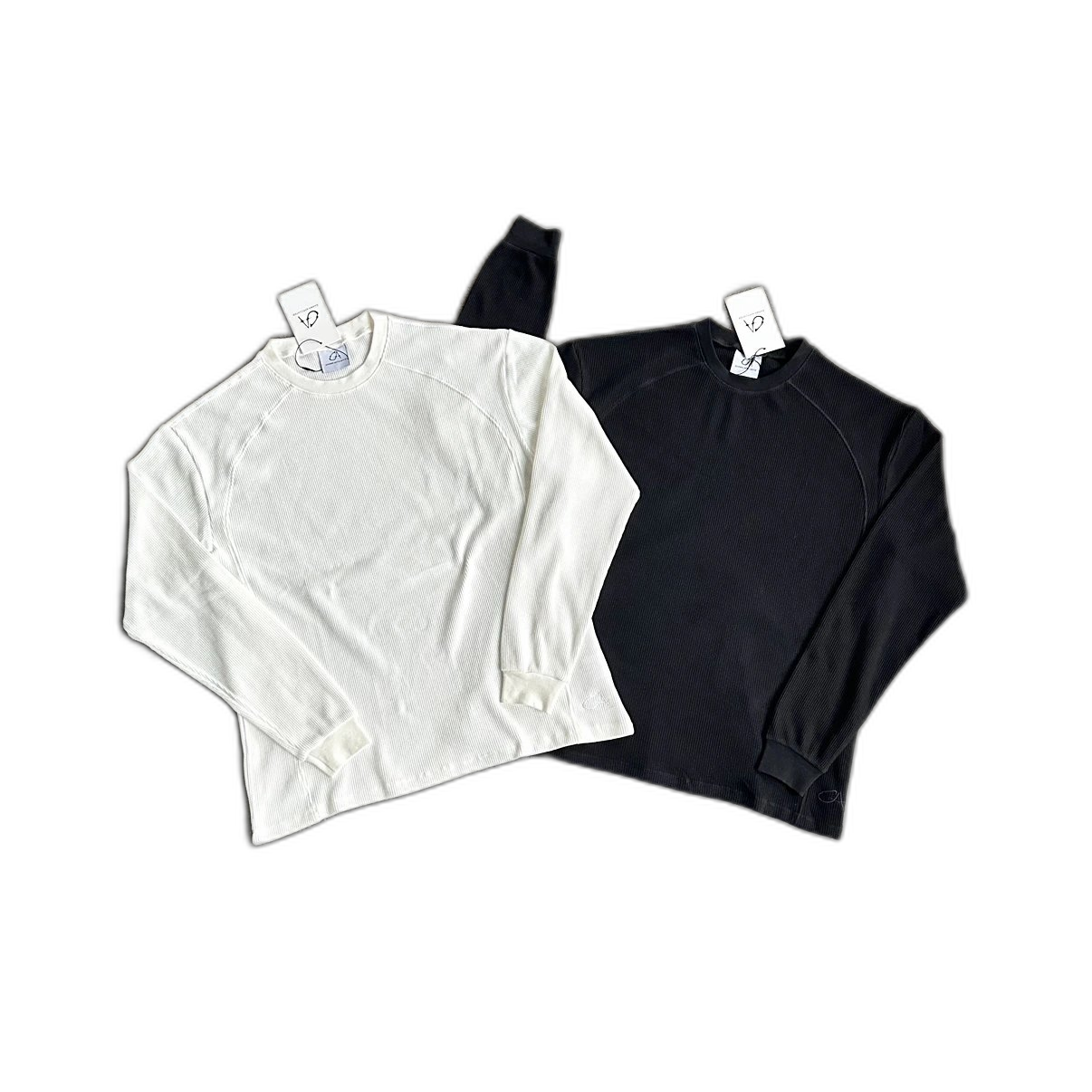 Y-GA waffle long sleeve T