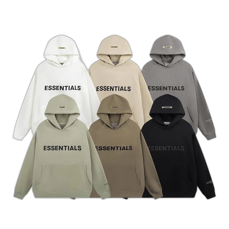 New chest logo laminated hoodie