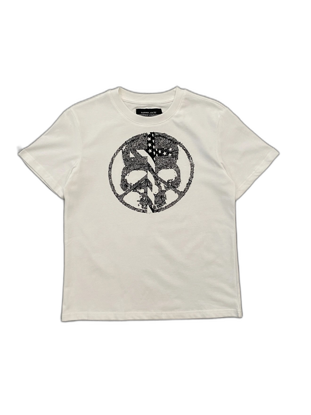 Co-branded skull cross short sleeve