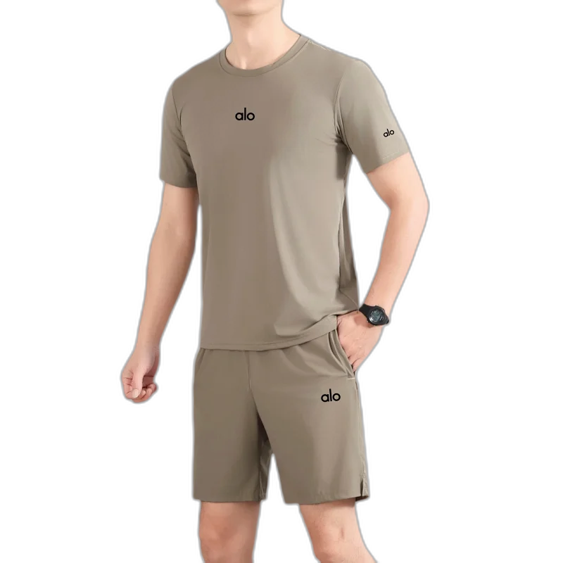 [DX82-5] New summer fashion letter casual sports quick-drying suit