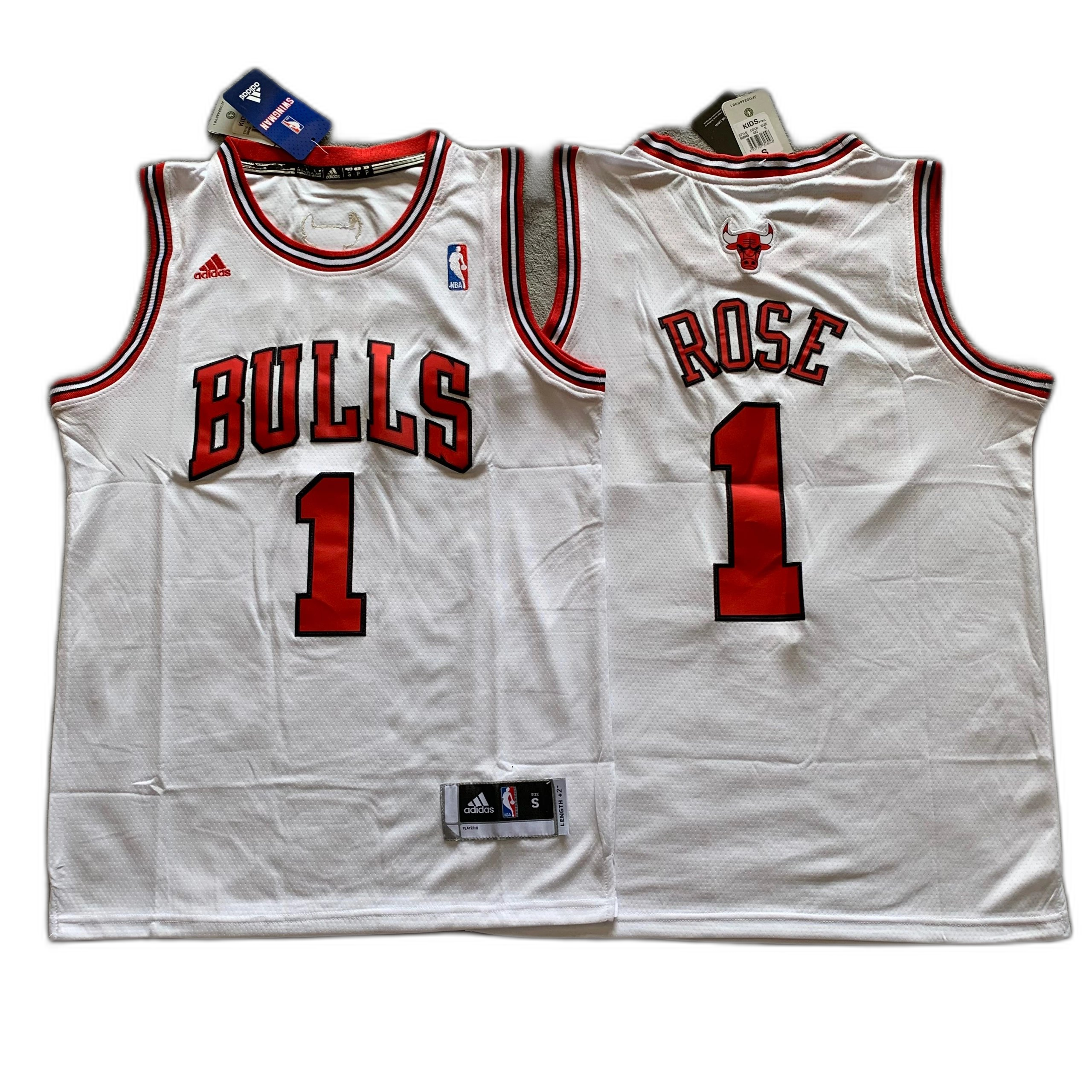 Bulls No. 1 Ross White Jersey NBA Jersey