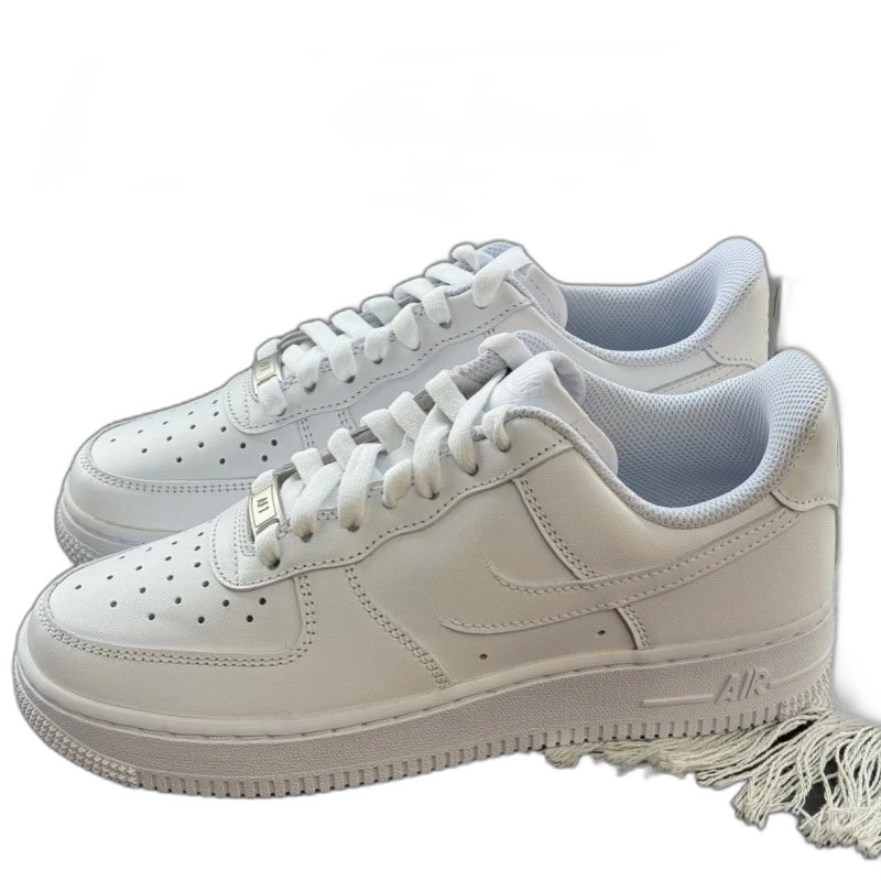 Pure original Air Force No. 1 low-top pure white classic all-match sneakers casual wear-resistant sports shoes for men and women