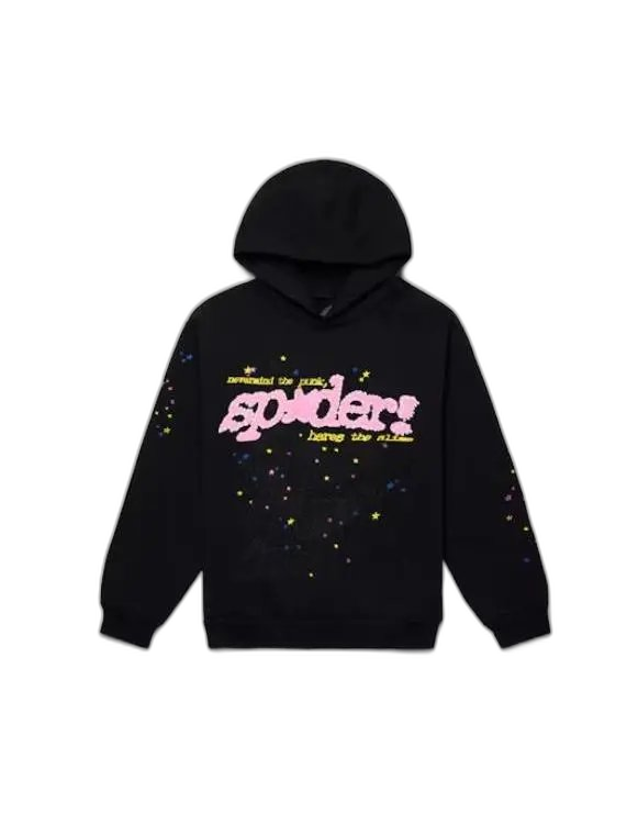 1:1 P*Nk V2 Hoodie Spider Spider Hoodie Sweatshirt Foreign Trade American Trendy Men’s Clothing
