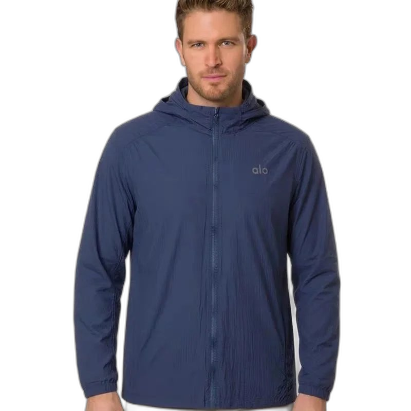 ALOUSAYOGA outdoor lightweight sunscreen clothing men’s casual sports fitness clothing jacket couple hiking skin clothing women
