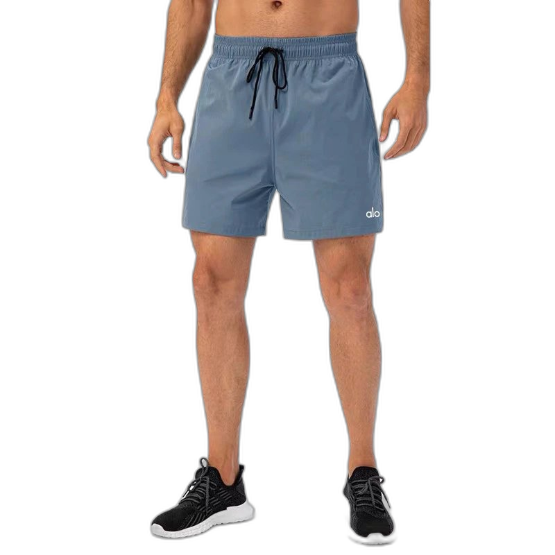 Alo Yoga Summer Fitness Pants Men’s Breathable Sports Shorts Lightweight Casual Outer Wear Basketball Training Pants